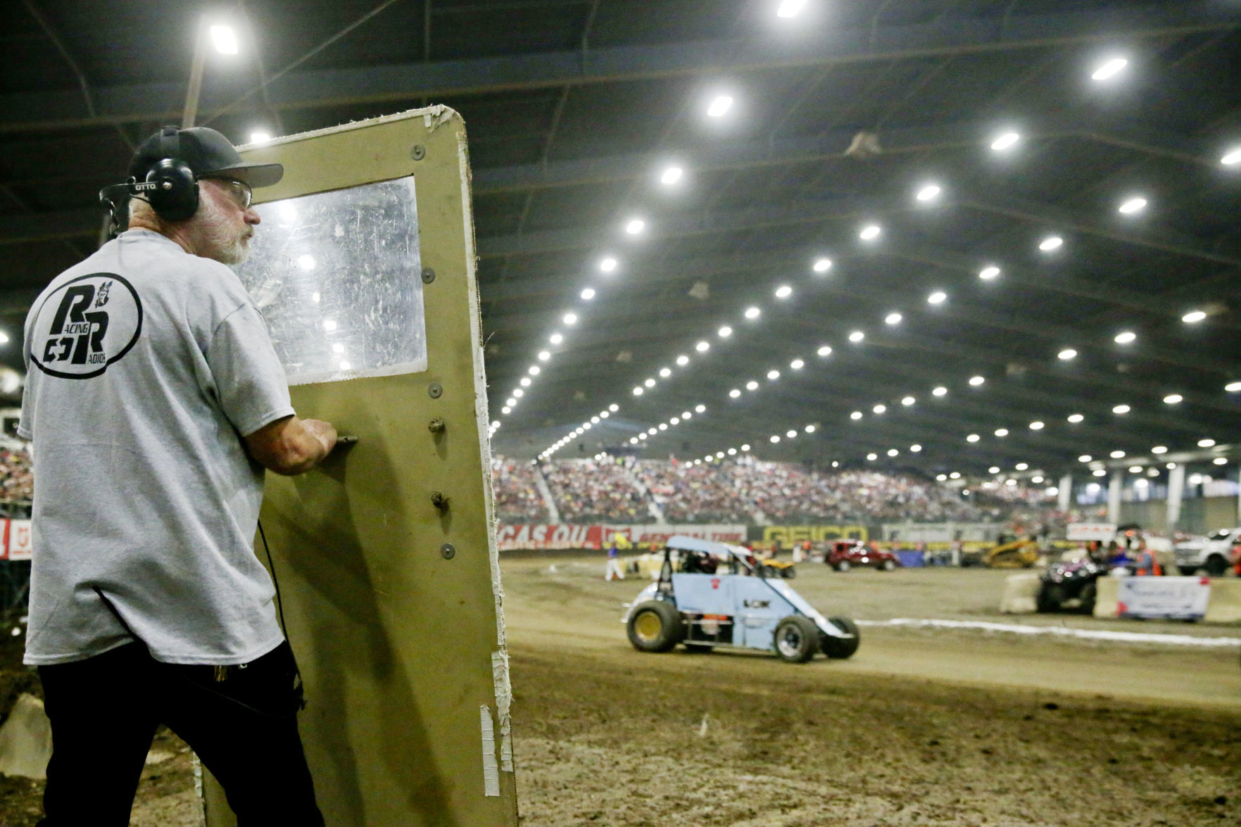 Why do some Chili Bowl fans/workers wear facemasks, goggles and ear protection?